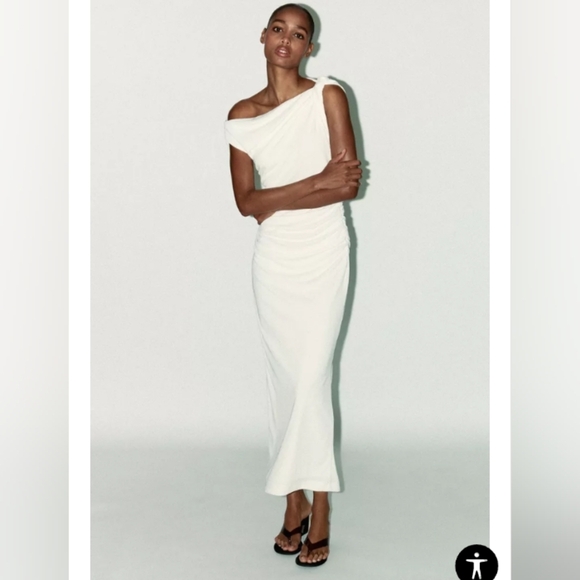 Zara Asymmetric Midi Dress - Picture 6 of 10